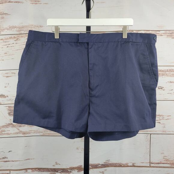 Fred Perry Navy Shorts Chino Size 44 - Picture 1 of 8